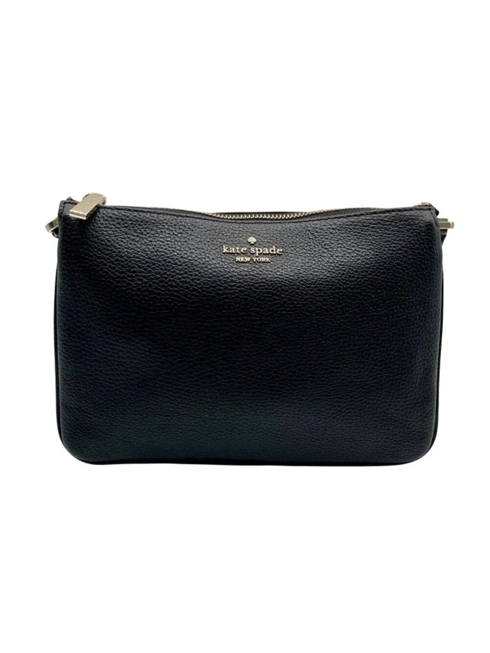 Kate Spade Black Pebbled Leather Crossbody Bag